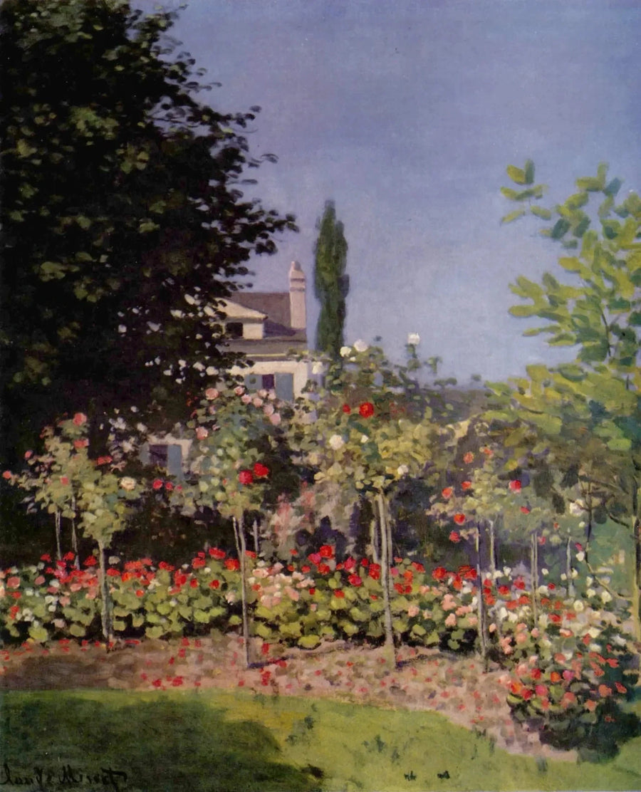 Ogród w rozkwicie, w Sainte-Adresse W69 - Claude Monet
