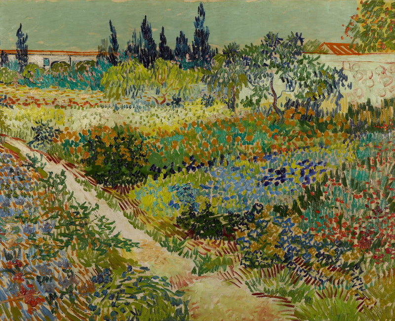 Ogród kwitnący z alejką - Vincent van Gogh
