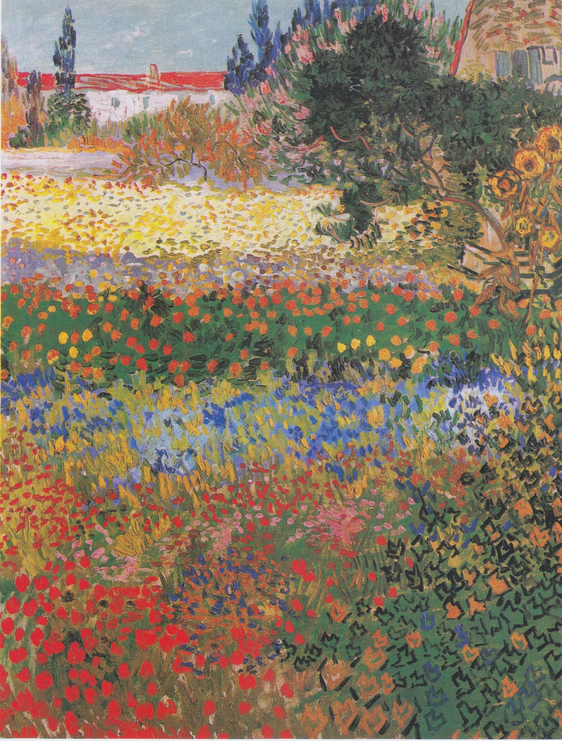 Jardin de fleurs F430 de Vincent van Gogh