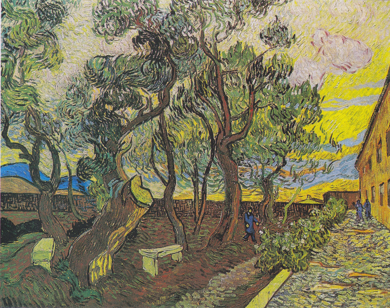 Ogród szpitala Saint-Paul w Saint-Rémy - Vincent van Gogh