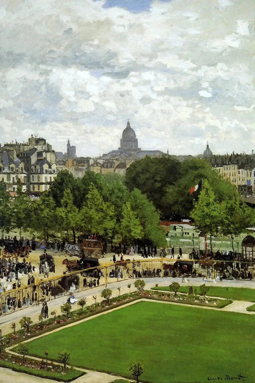 Le Jardin de l’Infante W85 par Claude Monet, 1867, Allen Memorial Art Museum