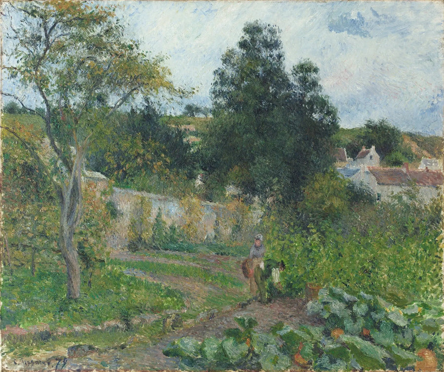 Ogród warzywny w Ermitage, Pontoise - Camille Pissarro