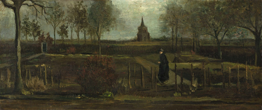 Ogród przy plebanii w Nuenen wiosną - Vincent van Gogh