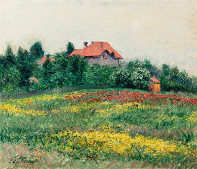 Dziki ogród w Petit Gennevilliers - Gustave Caillebotte