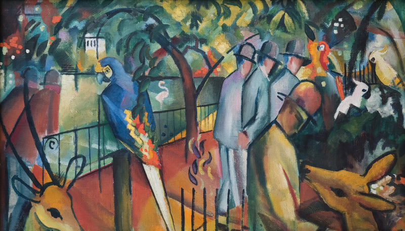 Ogród zoologiczny I - August Macke