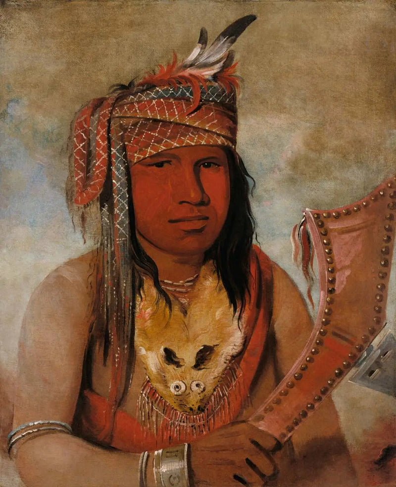 Je-suis-quelque-chose-dick, samiec karibu, dzielny - George Catlin