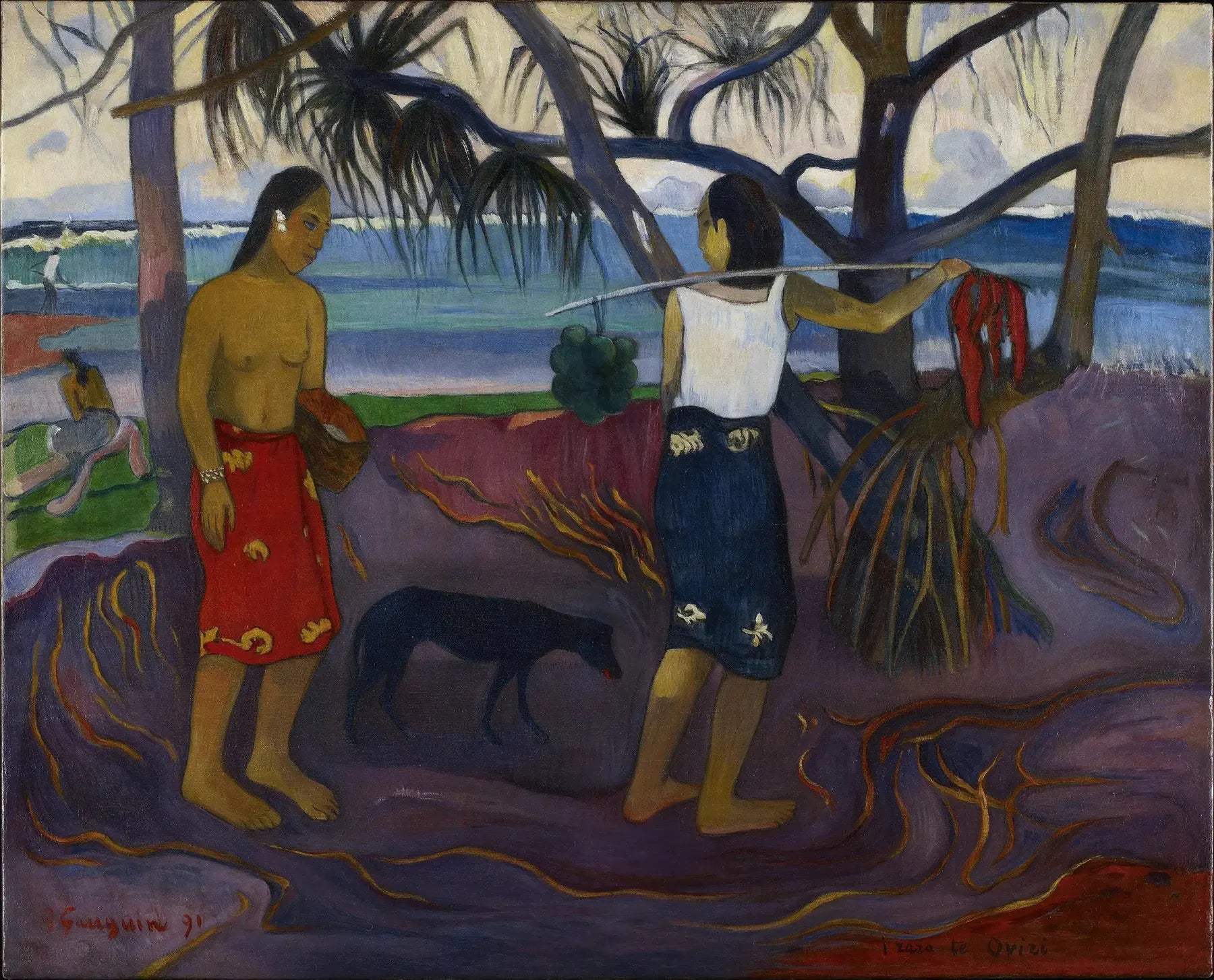 Je te vois rare - Paul Gauguin image 1 reproduction de peinture à l’huile