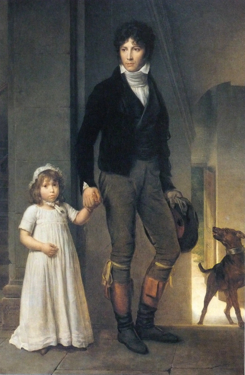Jean-Baptiste Isabey i jego córka, dziecko - François Gérard