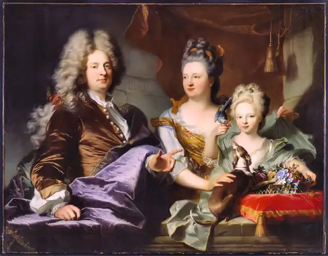 Jean Le Juge i jego rodzina - Hyacinthe Rigaud