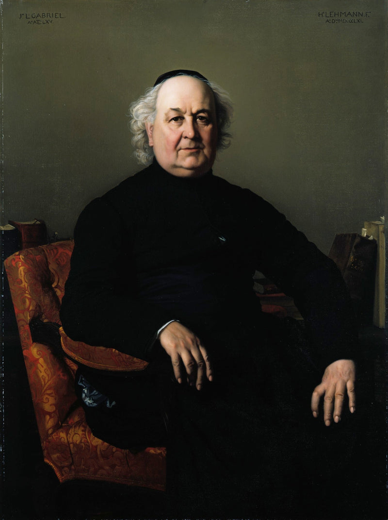 Jean Louis Gabriel, Recteur de Saint Merri - Henri Lehmann