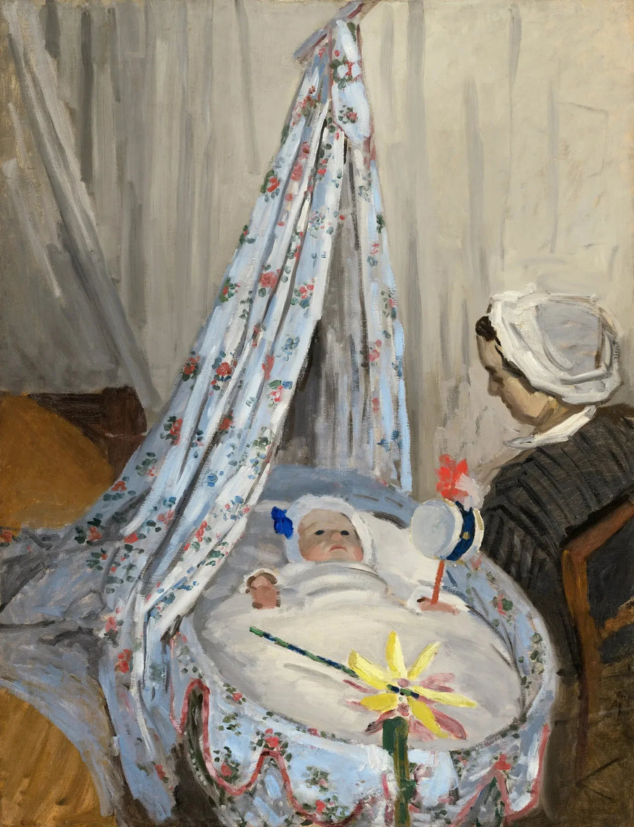 Jean Monet w swoim kołysce - Claude Monet