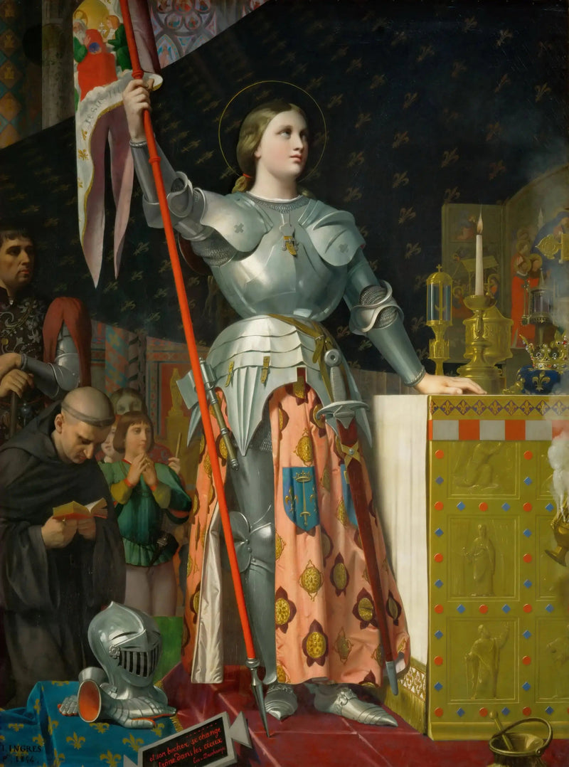 Joanna d'Arc na koronacji króla Karola VII - Jean-Auguste-Dominique Ingres