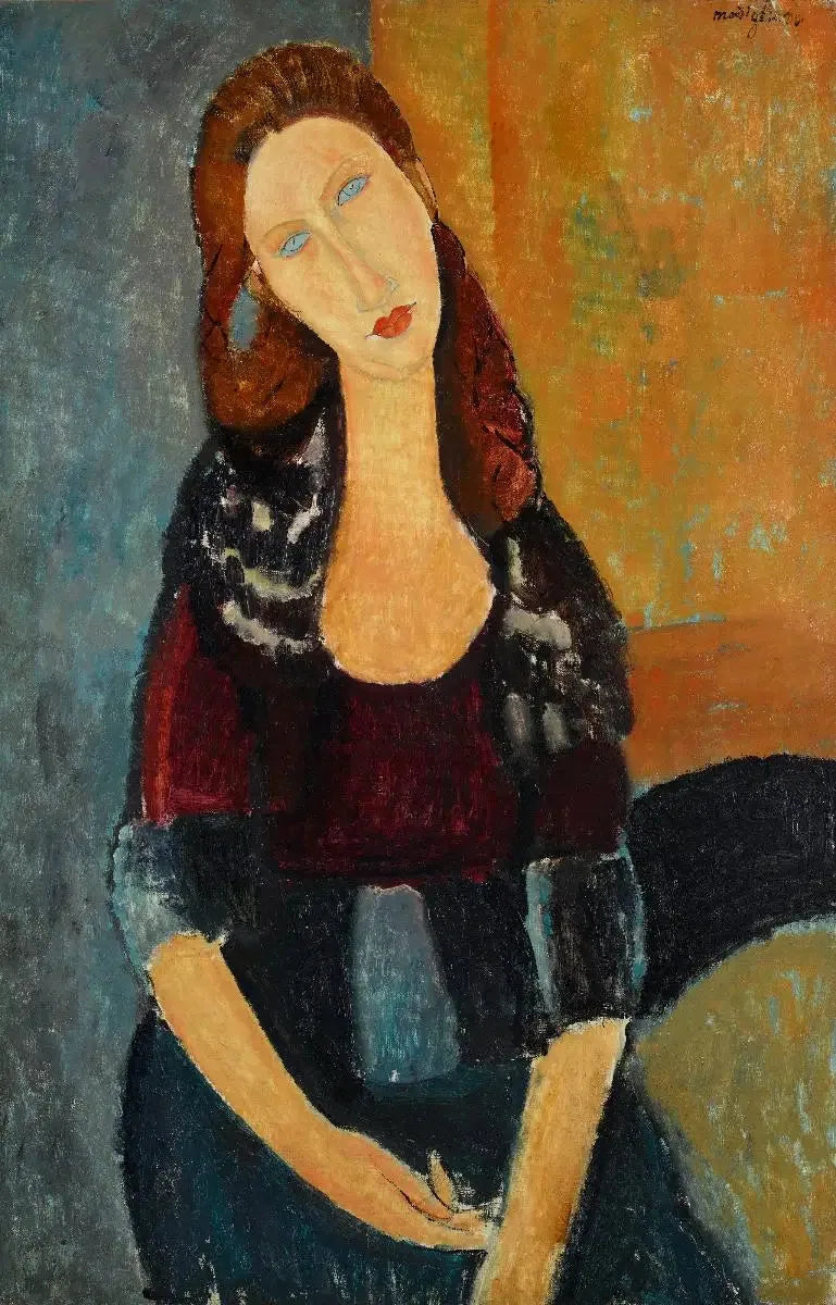 Jeanne Hébuterne siedząca - Amedeo Modigliani