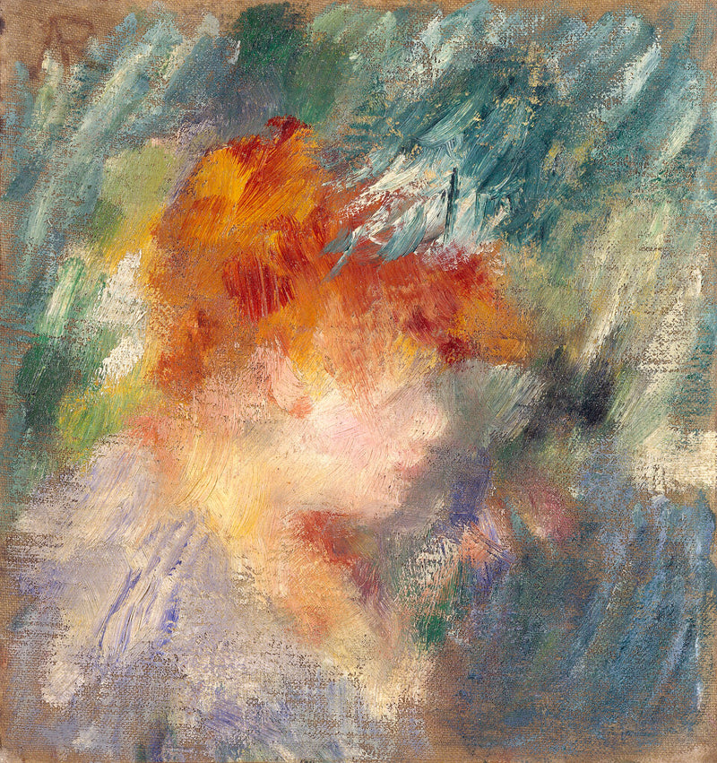 Jeanne Samary en robe décolletée - Pierre-Auguste Renoir
