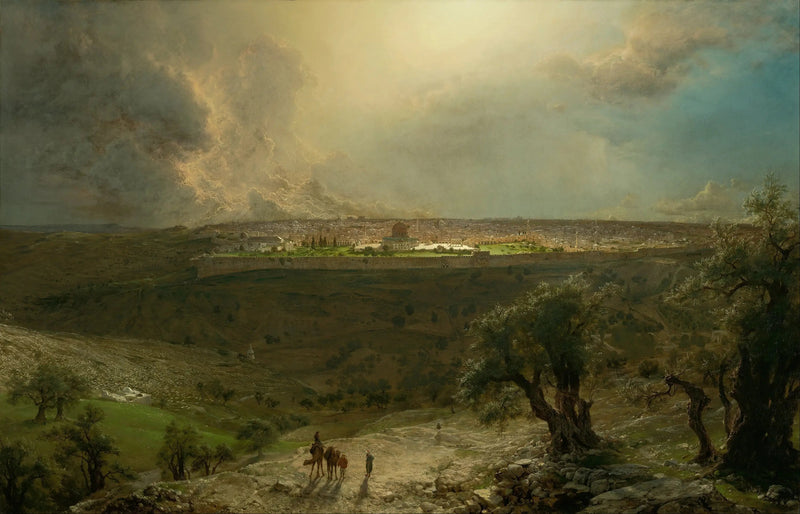 Jerozolima z Góry Oliwnej - Frederic Edwin Church