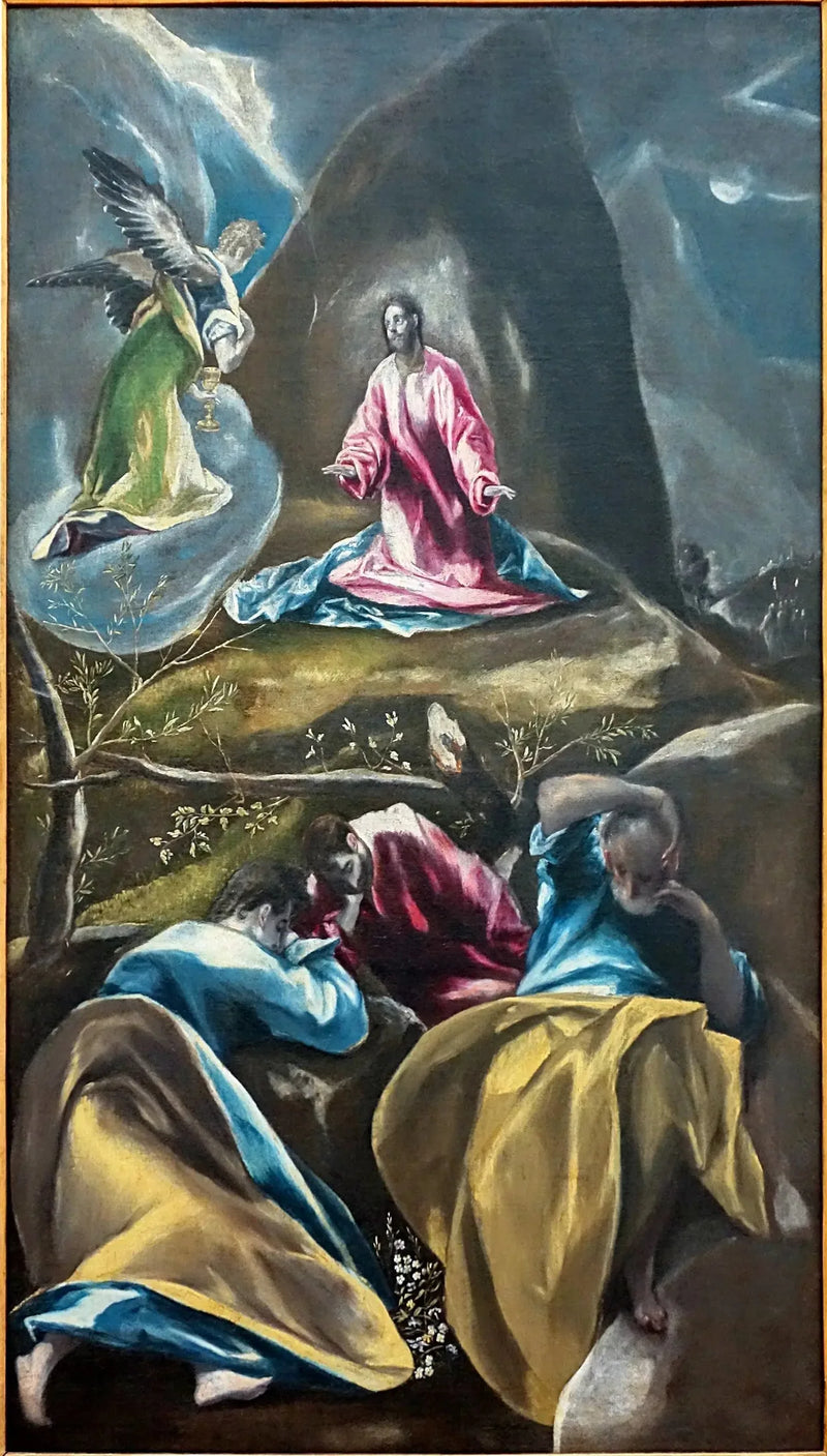 Jezus w ogrodzie oliwnym - El Greco