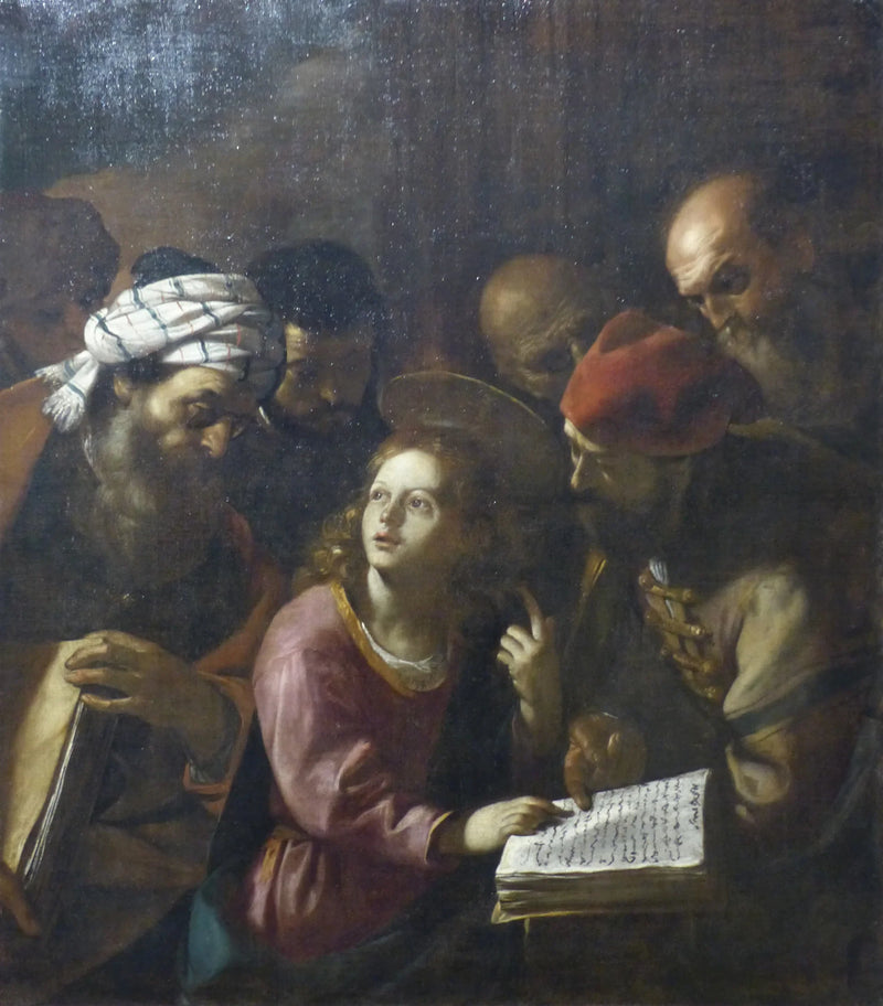 Jezus pośród uczonych - Mattia Preti