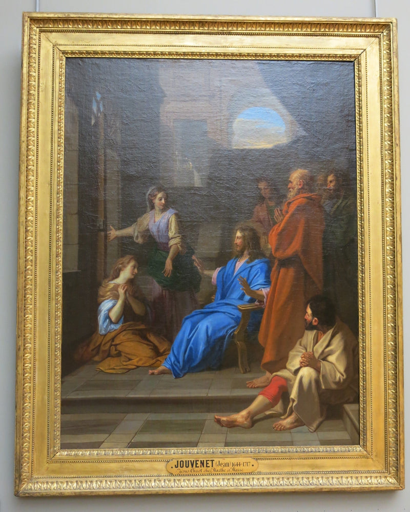 Jezus Chrystus u Marty i Marii - Jean-Baptiste Jouvenet