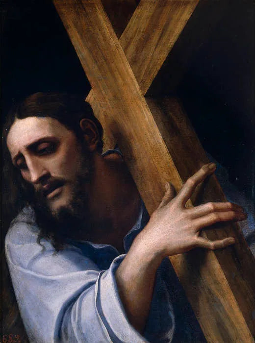 Jezus Chrystus niosący Krzyż - Sebastiano del Piombo