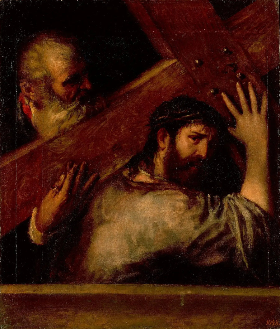 Jezus dźwiga swój krzyż - Titian