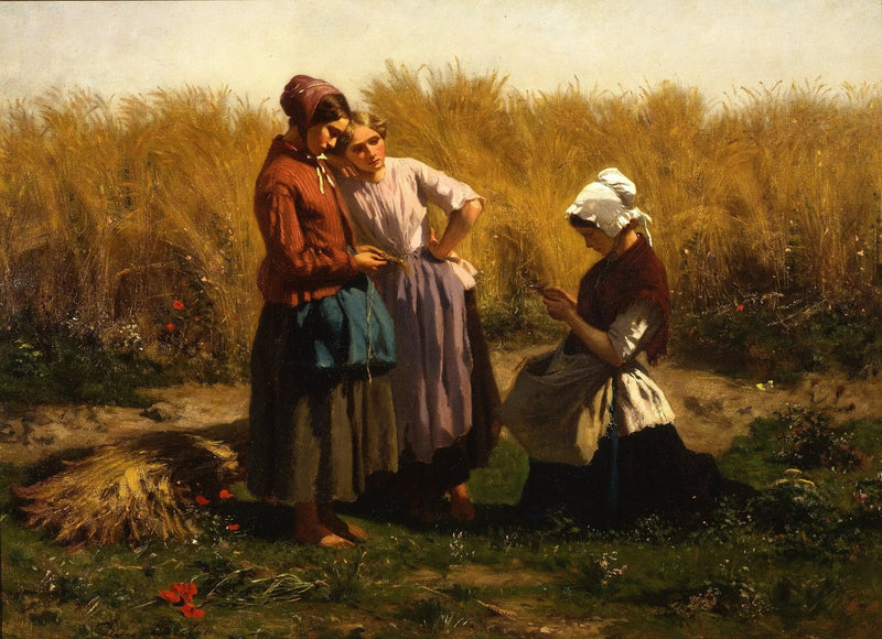 Karty miłości - Jules Breton