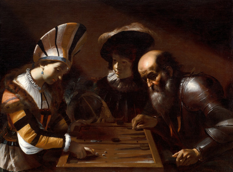 Zestaw do backgammonu - Mattia Preti