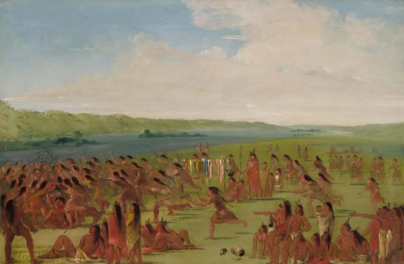 Zestaw piłek dla kobiet, Prairie du Chien - George Catlin