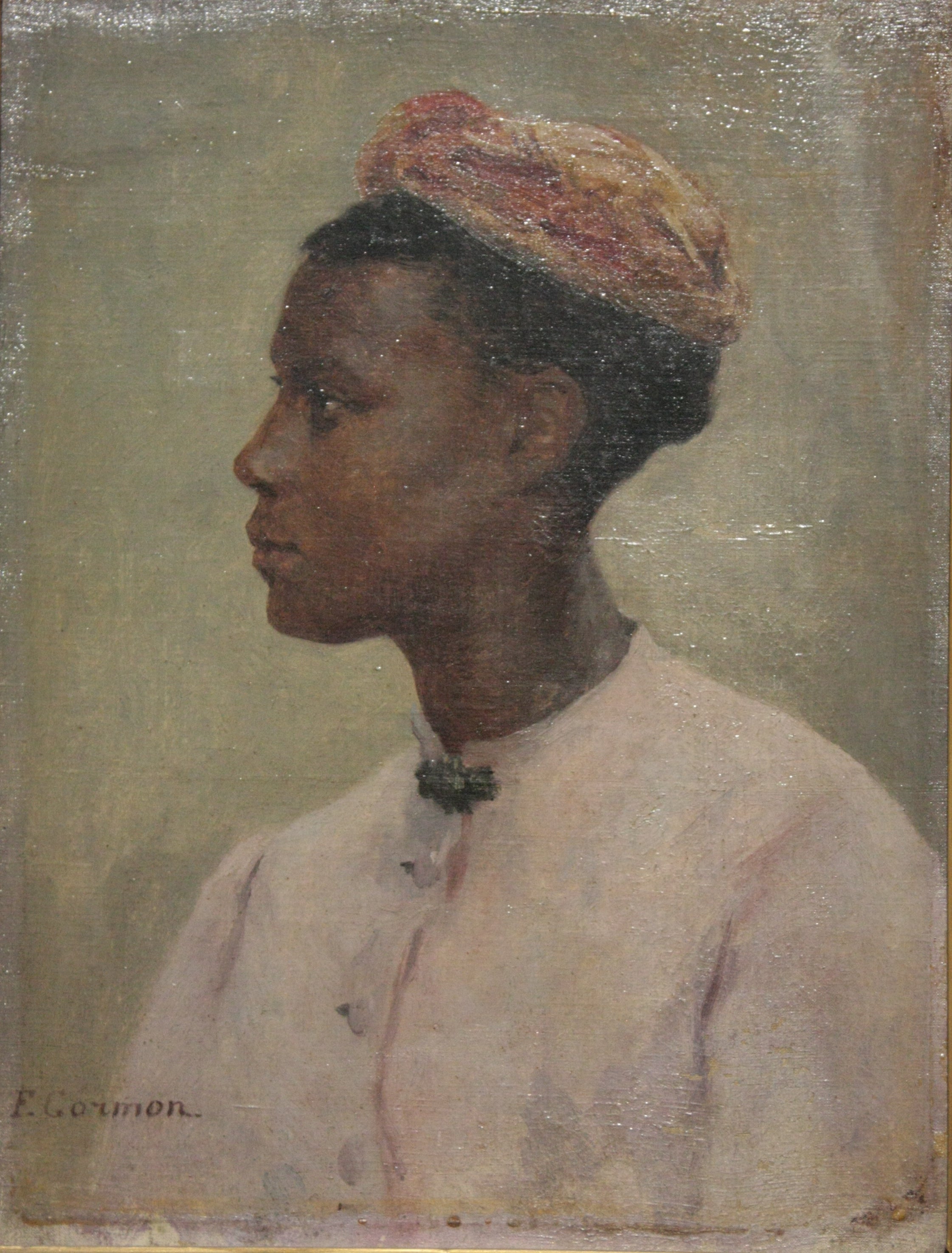 Jeune Africaine - Fernand Cormon image 1 reproduction de peinture à l’huile