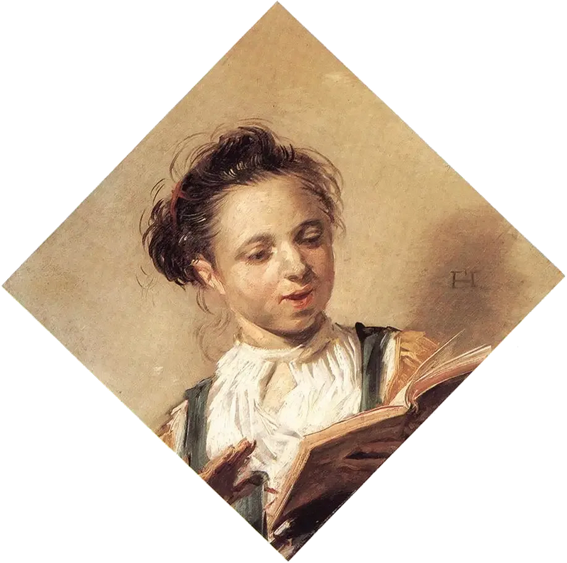 Młoda piosenkarka - Frans Hals