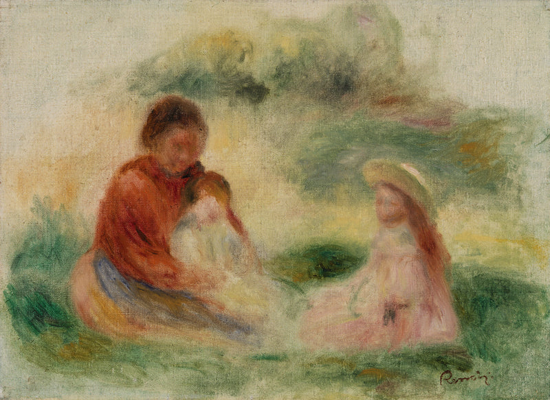 Młoda Rodzina (Młoda rodzina) - Pierre-Auguste Renoir