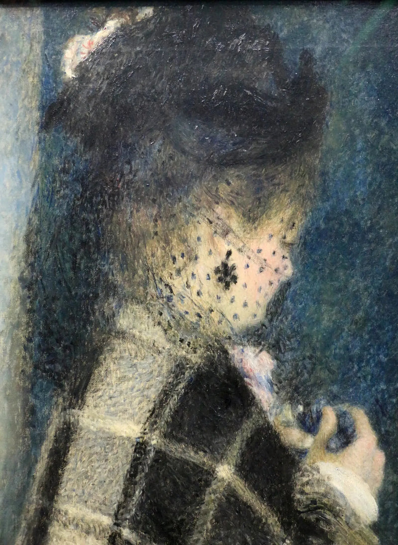 Młoda kobieta w woalce - Pierre-Auguste Renoir
