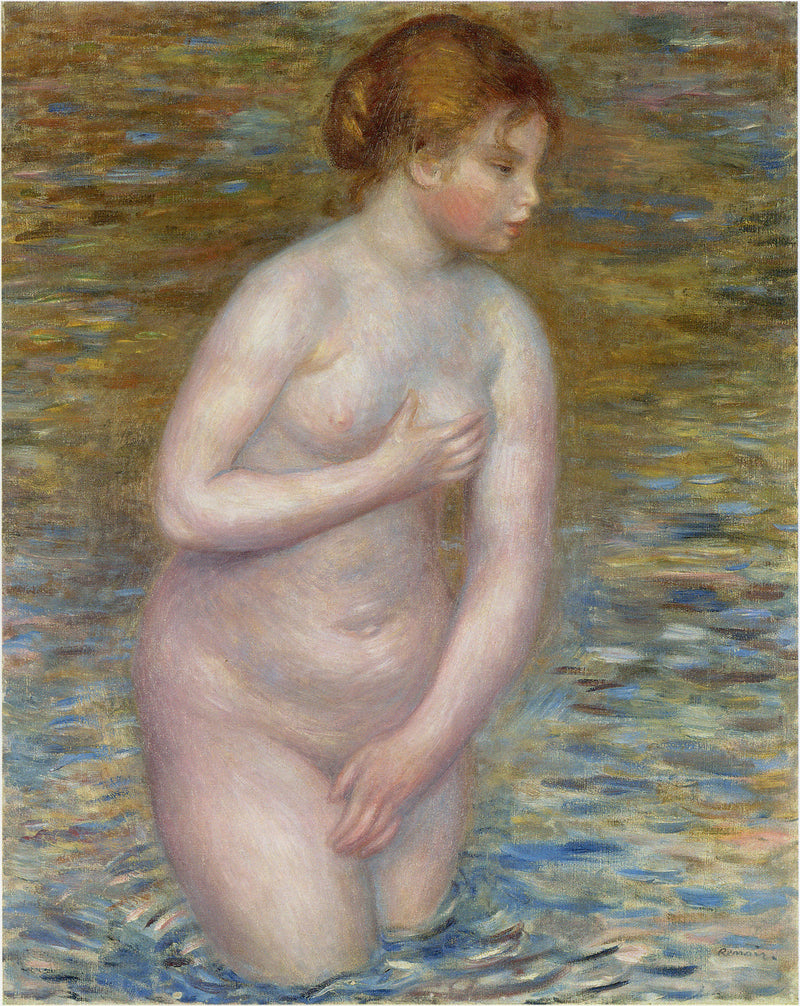 Nago w wodzie - Pierre-Auguste Renoir