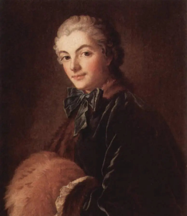 Młoda kobieta z mankietem - François Boucher