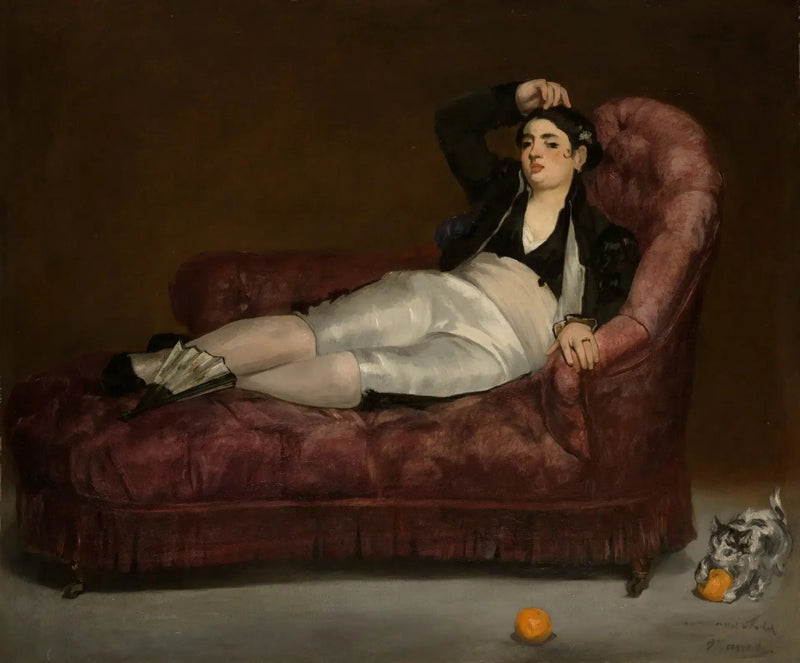 Młoda kobieta leżąca w hiszpańskim kostiumie - Édouard Manet