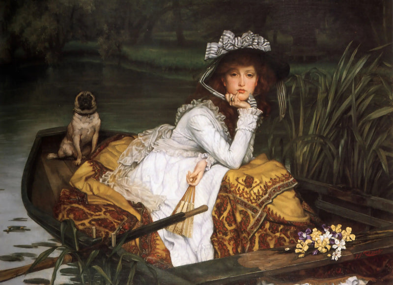 Młoda kobieta w łodzi - James Tissot
