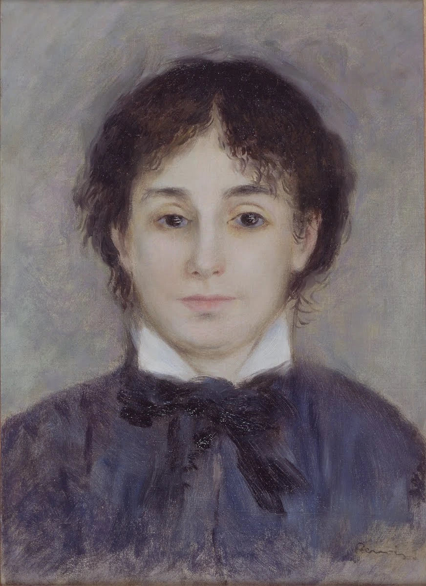 Młoda kobieta w niebieskim - Pierre-Auguste Renoir