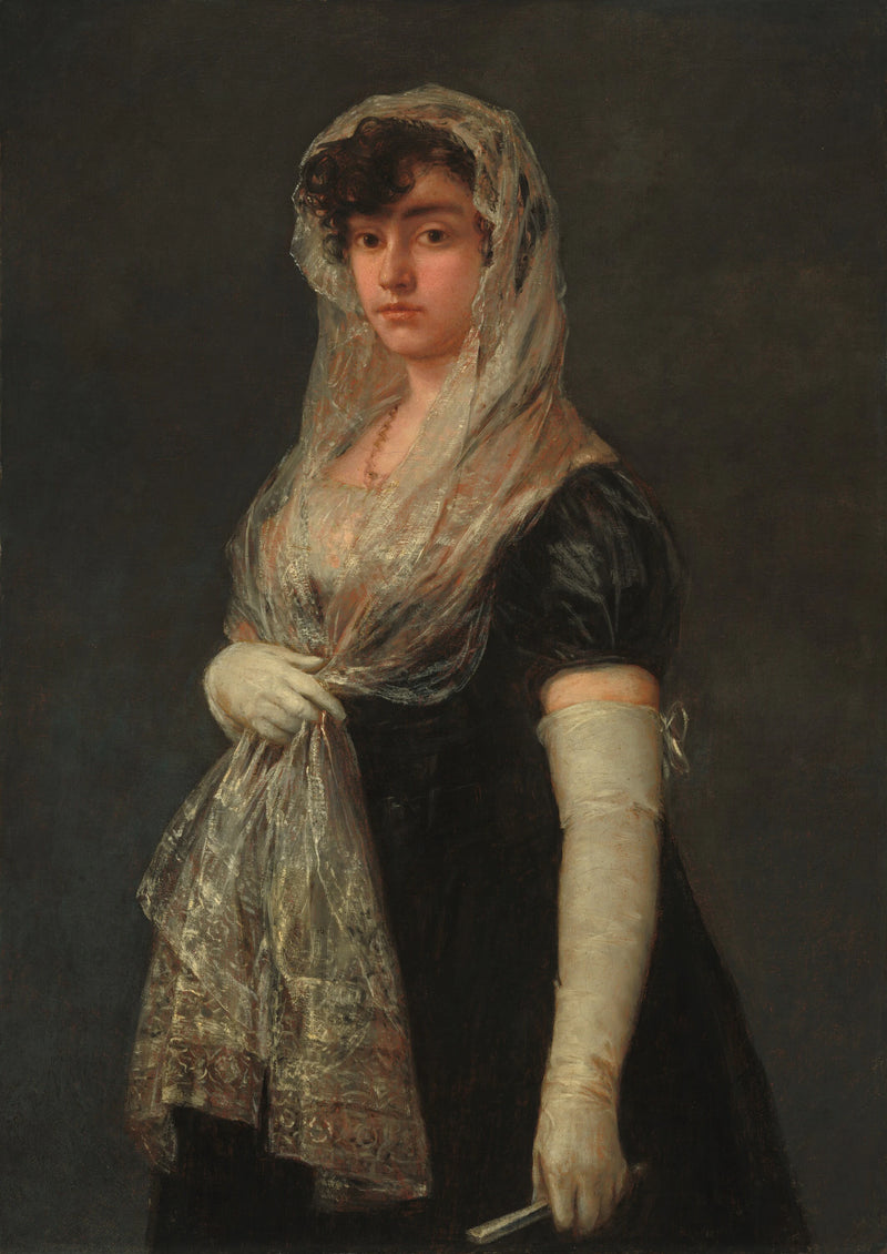 Jeune Femme en mantille - Francisco Goya