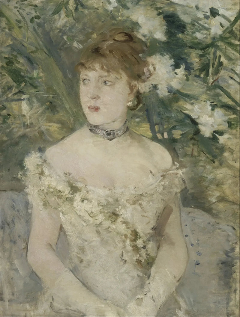Młoda kobieta w toalecie balowej - Berthe Morisot
