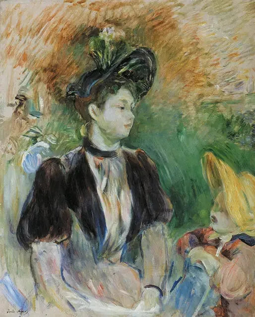 Młoda kobieta i dziecko - Berthe Morisot