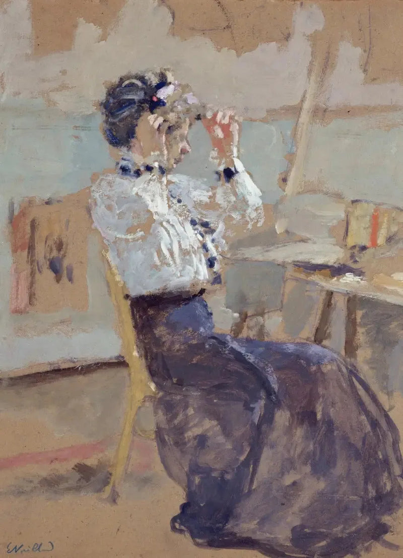 Młoda kobieta nosi kapelusz - Édouard Vuillard