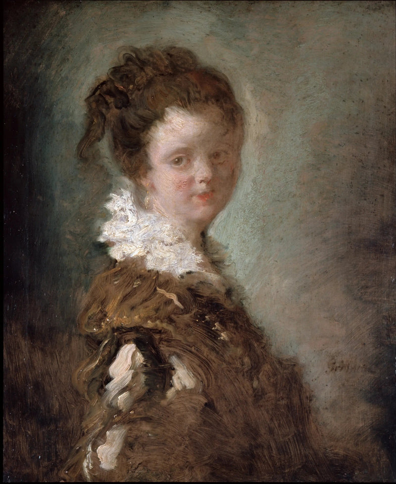 Młoda kobieta - Jean-Honoré Fragonard