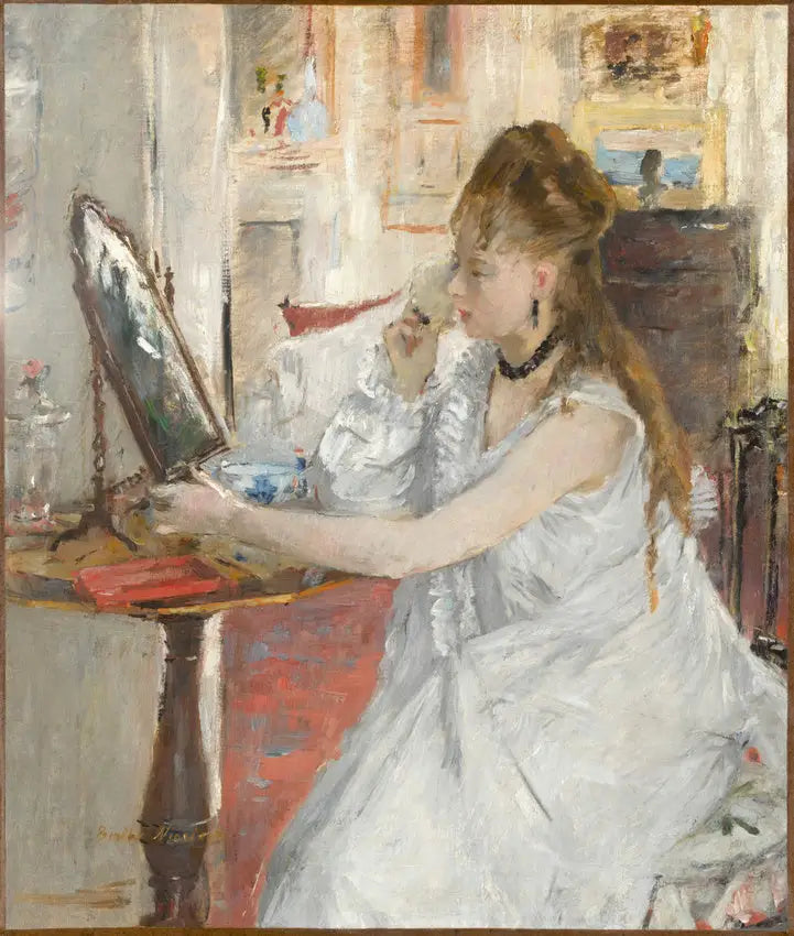 Młoda Kobieta pudrująca się - Berthe Morisot