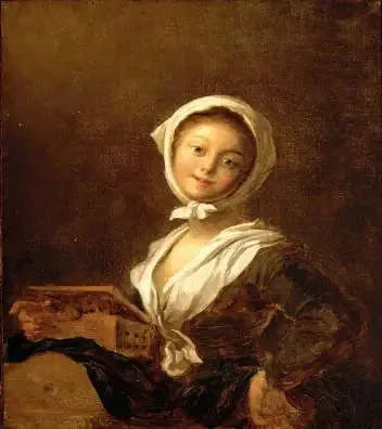 Młoda dziewczyna z marmotą - Jean-Honoré Fragonard