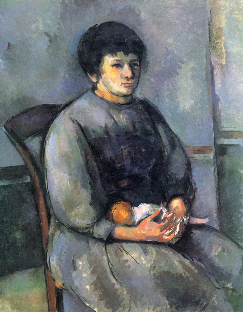 Młoda dziewczyna z lalką - Paul Cézanne