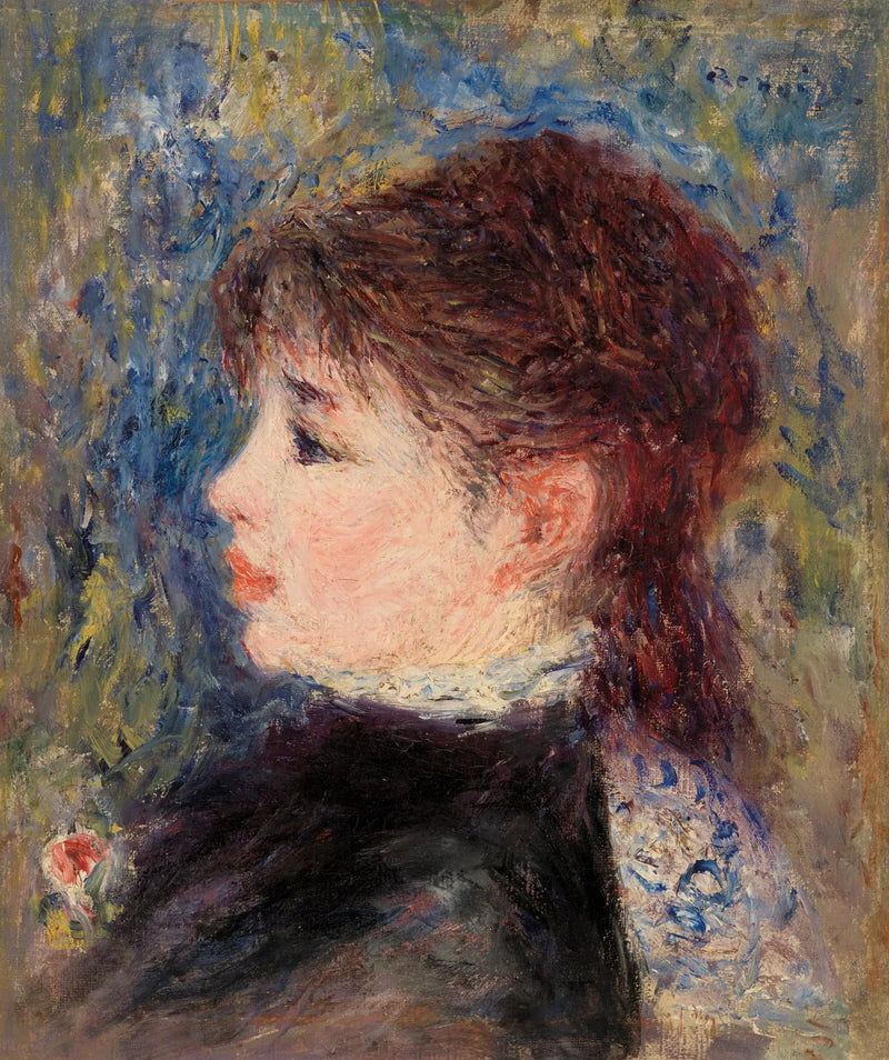 Młoda dziewczyna z różą - Pierre-Auguste Renoir