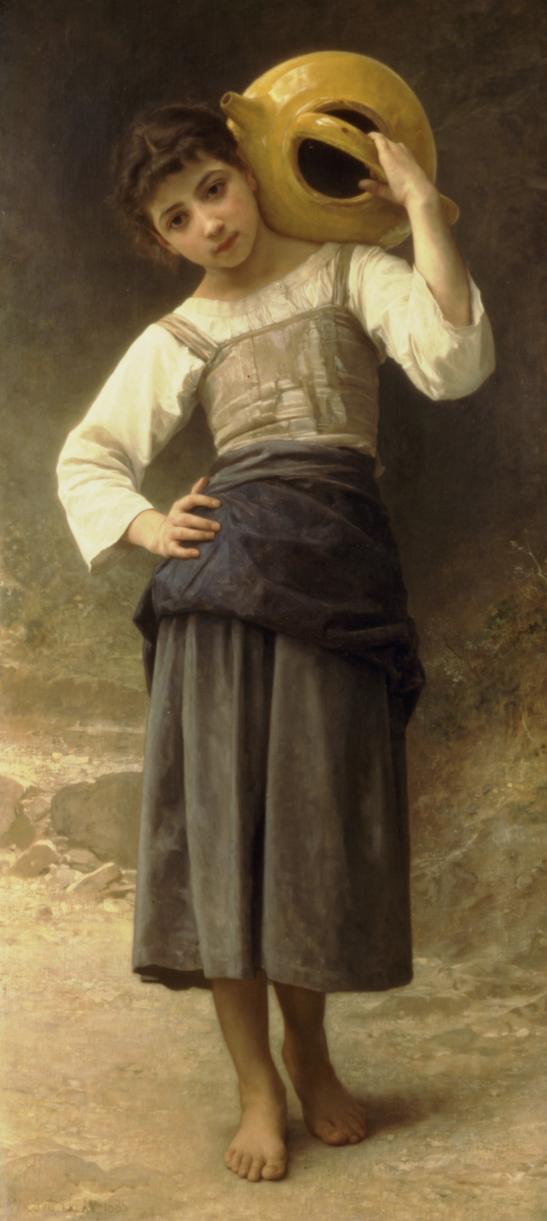 Jeune fille allant à la fontaine de William-Adolphe Bouguereau