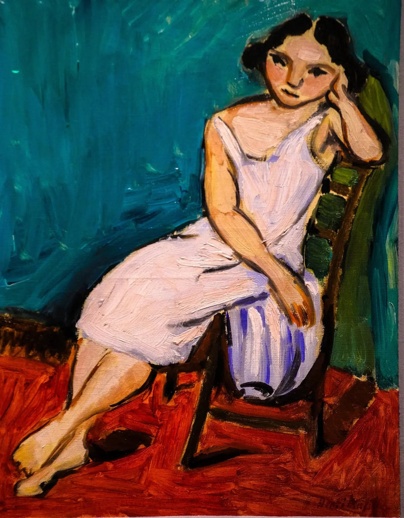 Młoda dziewczyna siedząca - Henri Matisse