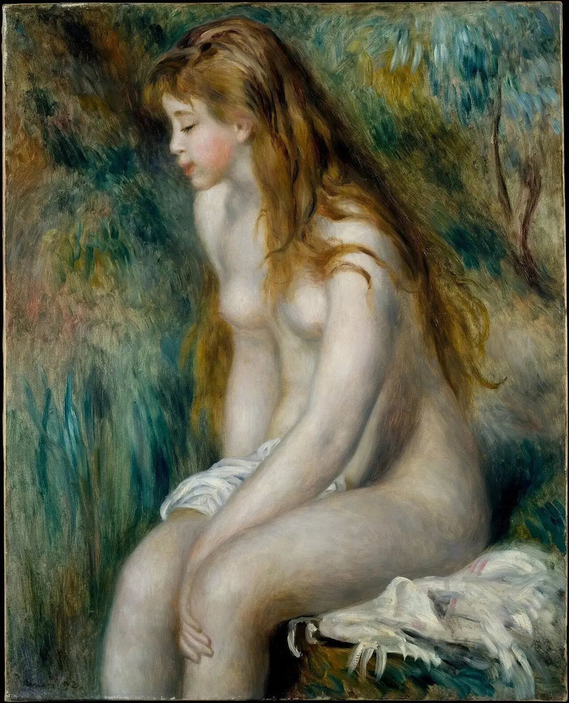 Młoda dziewczyna w kąpieli - Pierre-Auguste Renoir