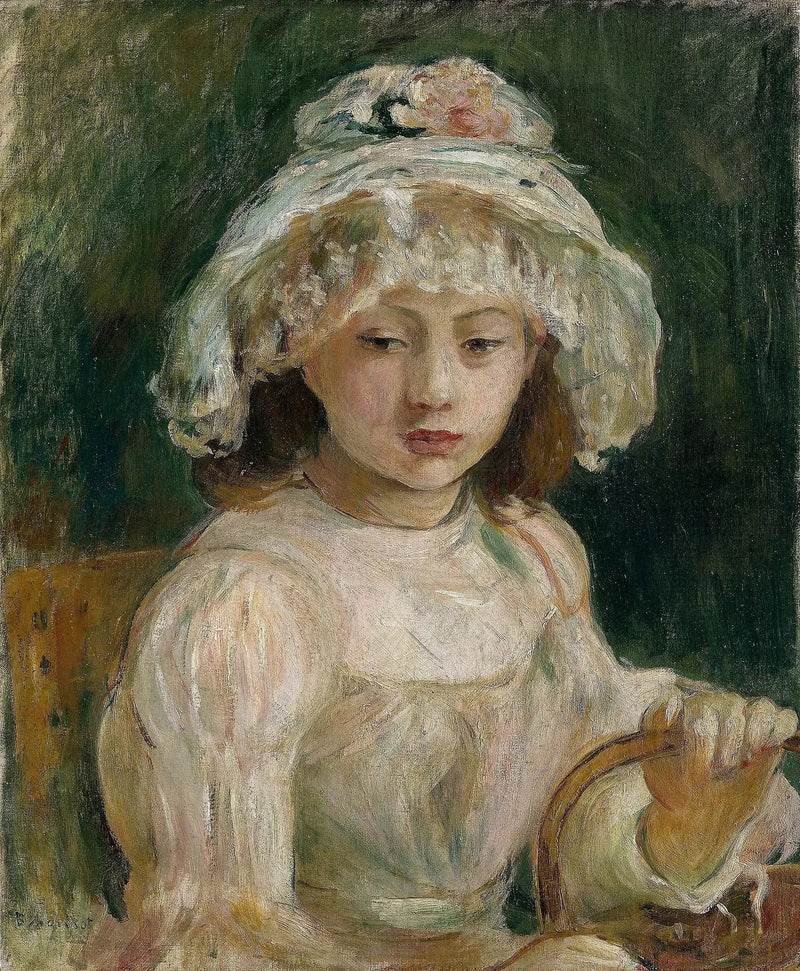 Młoda dziewczyna w kapeluszu - Berthe Morisot
