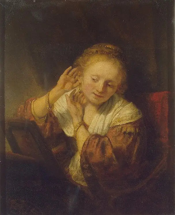 Młoda dziewczyna z kolczykami - Rembrandt